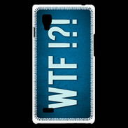 Coque LG Optimus L9 WTF bleu ZG