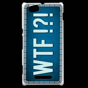 Coque Sony Xperia M WTF bleu ZG