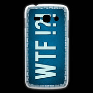 Coque Samsung Galaxy Ace3 WTF bleu ZG