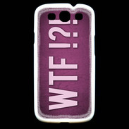 Coque Samsung Galaxy S3 WTF Rose ZG