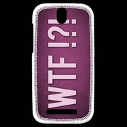Coque HTC One SV WTF Rose ZG