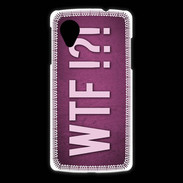 Coque LG Nexus 5 WTF Rose ZG