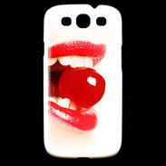 Coque Samsung Galaxy S3 Bouche sexy PR10