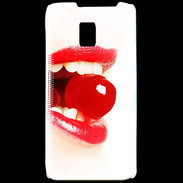 Coque LG P990 Bouche sexy PR10
