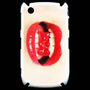 Coque Blackberry 8520 Bouche et nounours PR