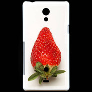 Coque Sony Xperia T Belle fraise PR