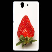 Coque Sony Xperia Z Belle fraise PR