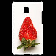 Coque LG Optimus L3 II Belle fraise PR
