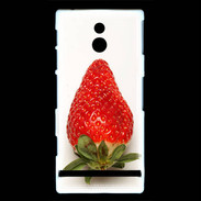 Coque Sony Xperia P Belle fraise PR