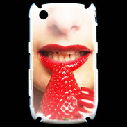 Coque Blackberry 8520 Plaisir et fraise PR