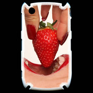 Coque Blackberry 8520 Plaisir et fraise PR10