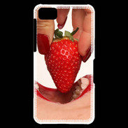 Coque Blackberry Z10 Plaisir et fraise PR10