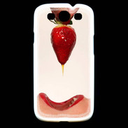 Coque Samsung Galaxy S3 Plaisir et fraise PR20