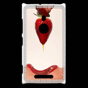 Coque Nokia Lumia 925 Plaisir et fraise PR20