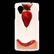 Coque LG Nexus 5 Plaisir et fraise PR20