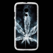 Coque Motorola G Feuille de cannabis en fumée