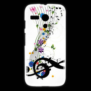 Coque Motorola G Farandole de notes de musique 1