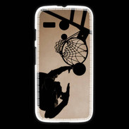 Coque Motorola G Basket en noir et blanc