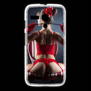 Coque Motorola G Fille sexy sous vêtements rouges