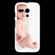 Coque Motorola G Bébé allongé sur le dos