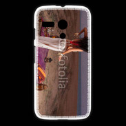 Coque Motorola G Danseuse orientale dune désert