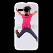 Coque Motorola G Jeune fille africaine joyeuse