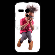 Coque Motorola G Fillette africaine glamour