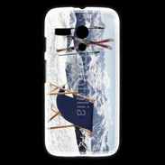 Coque Motorola G transat et skis neige