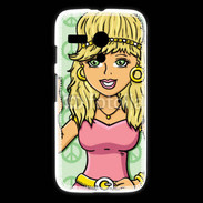 Coque Motorola G Hippie en dessin