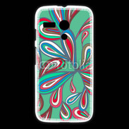 Coque Motorola G Fond Hippie en vert 