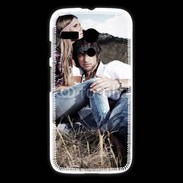 Coque Motorola G Hippie amoureux et tranquile