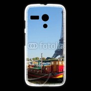 Coque Motorola G Tour Eiffel vue des bords de Seine
