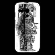 Coque Motorola G Pont des arts à Paris en dessin