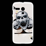 Coque Motorola G Carte tête de mort trèfle