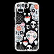 Coque Motorola G Fond tête de mort 8