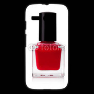 Coque Motorola G Vernis rouge esthéticienne