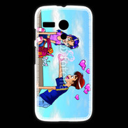 Coque Motorola G Garçon romantique