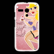 Coque Motorola G Dessin femme sexy style Betty Boop