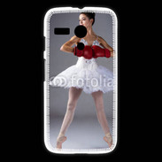 Coque Motorola G Danseuse classique avec gants de boxe