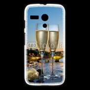 Coque Motorola G Amour au champagne