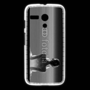 Coque Motorola G femme glamour noir et blanc