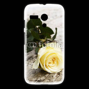 Coque Motorola G Belle rose Jaune 50