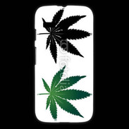 Coque Motorola G Double feuilles de cannabis