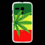 Coque Motorola G Drapeau reggae cannabis