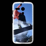 Coque Motorola G Saut en Snowboard