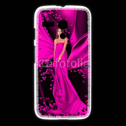 Coque Motorola G Mode robe longue fushia