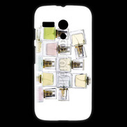 Coque Motorola G Pyramide de bouteilles de parfums