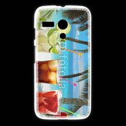 Coque Motorola G Cocktail sur la plage