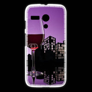 Coque Motorola G Verre de vin rouge