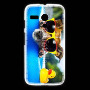 Coque Motorola G Chien à la piscine 5